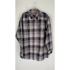 Knox FR Gray Plaid Button-Down Work Shirt Mens XXL New Flame Resistant Uniform